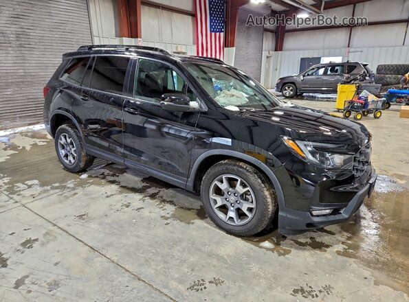 5FNYF8H64NB021483 2022 HONDA PASSPORT Black Przód prawy