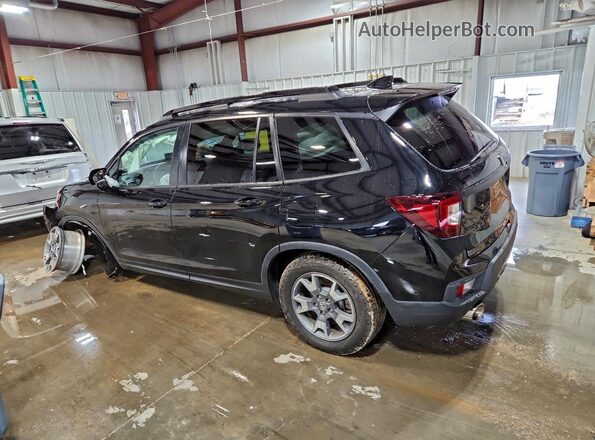 5FNYF8H64NB021483 2022 HONDA PASSPORT Black Tył lewy