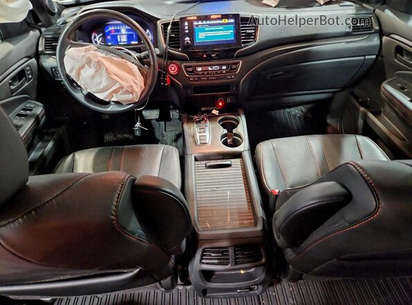 5FNYF8H64NB021483 2022 HONDA PASSPORT Black Widok deski rozdzielczej