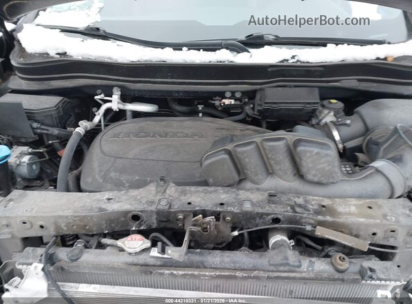 5FNYF8H65NB000657 2022 HONDA PASSPORT Black უკანა ხედი