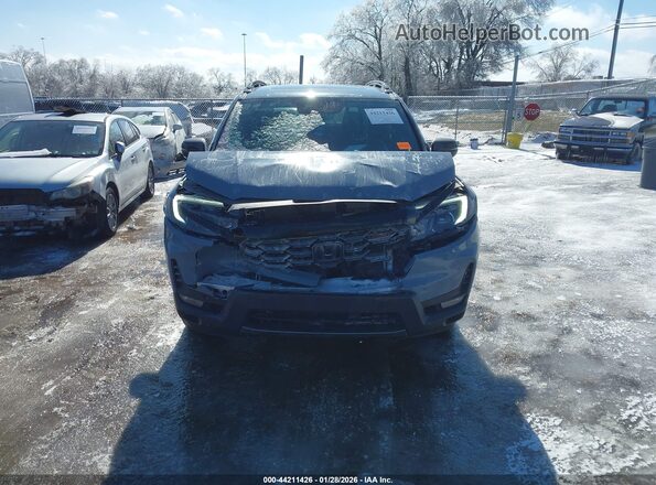 5FNYF8H68PB021277 2023 HONDA PASSPORT Blue Widok z przodu