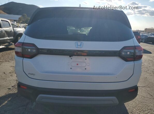 5FNYG1H4XSB106939 2025 HONDA PILOT White Vista trasera