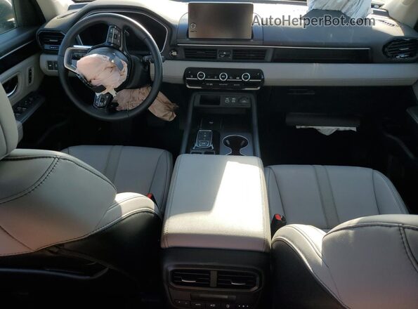 5FNYG1H4XSB106939 2025 HONDA PILOT White Vista del salpicadero