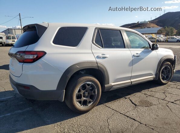 5FNYG1H4XSB106939 2025 HONDA PILOT White Trasero derecho