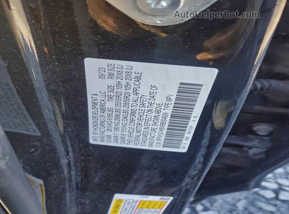 5FNYG1H8XRB004909 2024 HONDA PILOT Black Вид наклейки з VIN-кодом