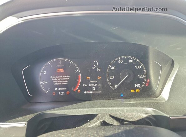5FNYG2H52PB011233 2023 HONDA PILOT White Вид щитка приладів