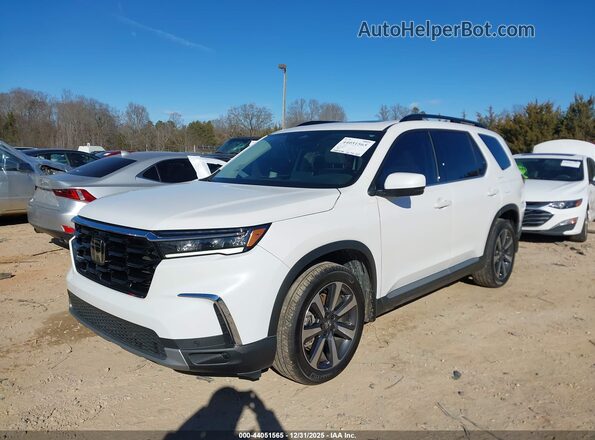 5FNYG2H71PB003593 2023 HONDA PILOT White წინა მარცხენა ხედი სამი მეოთხედიდან