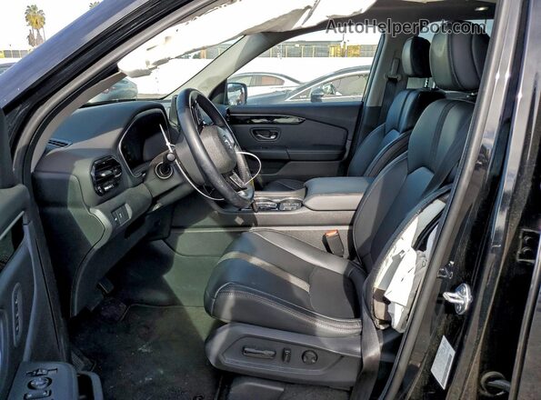 5FNYG2H72RB001631 2024 HONDA PILOT Black Widok wnętrza z przodu