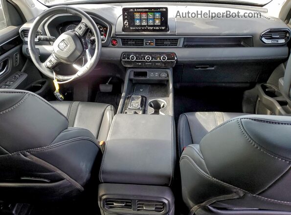 5FNYG2H72RB001631 2024 HONDA PILOT Black Widok deski rozdzielczej