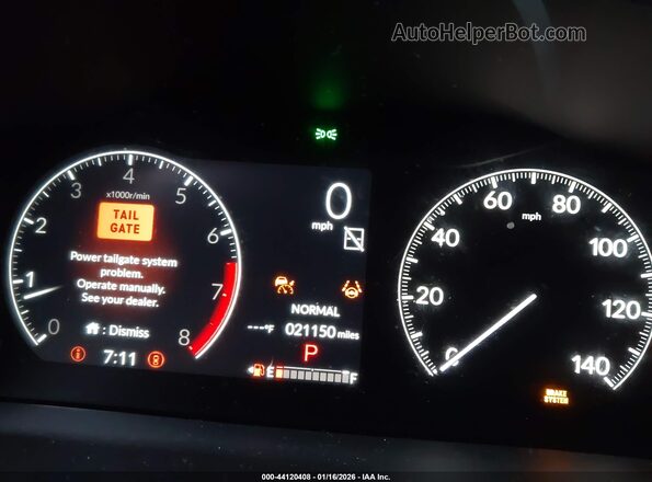 5FNYG2H75RB016933 2024 HONDA PILOT Белый Вид задних сидений