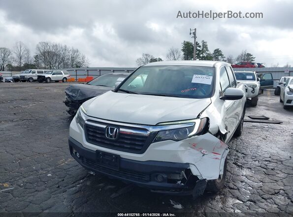 5FPYK2F66JB000180 2018 HONDA RIDGELINE White Առջևի ձախ երեք քառորդ տեսարան