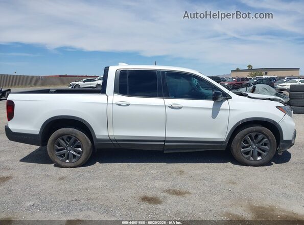 5FPYK3F11NB009157 2022 HONDA RIDGELINE White Widok zestawu wskaźników