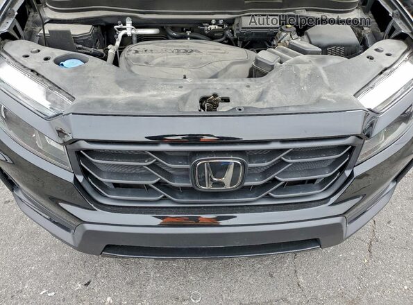 5FPYK3F15MB002937 2021 HONDA RIDGELINE Black უკანა სალონის ხედი