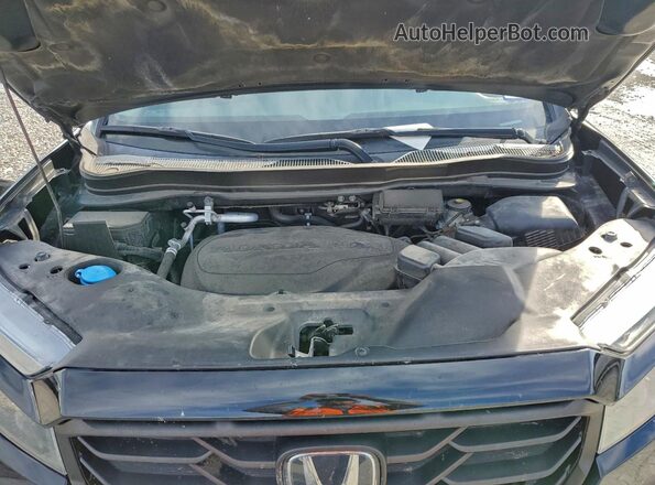 5FPYK3F1XMB000858 2021 HONDA RIDGELINE Black Rear interior view