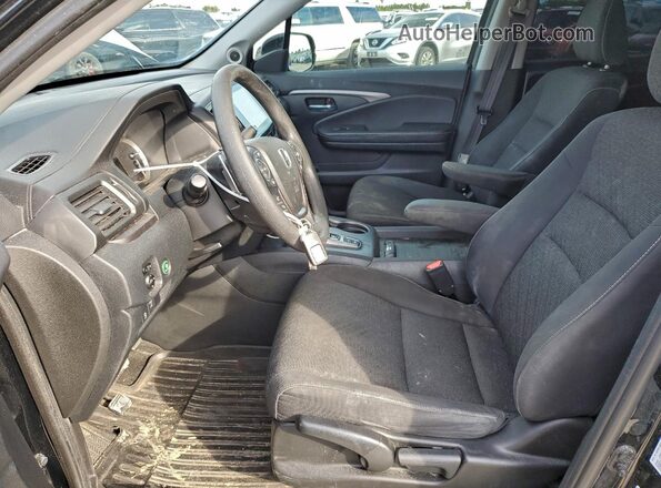 5FPYK3F1XMB000858 2021 HONDA RIDGELINE Black Front interior view