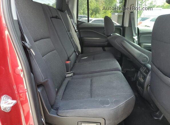5FPYK3F1XMB003520 2021 HONDA RIDGELINE Red Вид задніх сидінь
