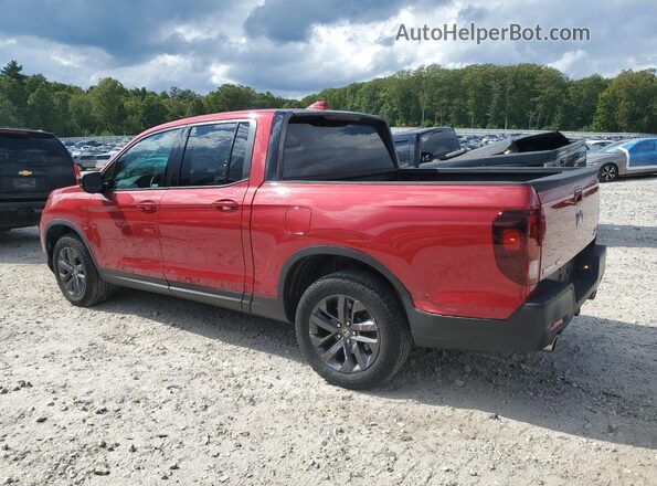 5FPYK3F1XMB003520 2021 HONDA RIDGELINE Red Задня ліва чверть