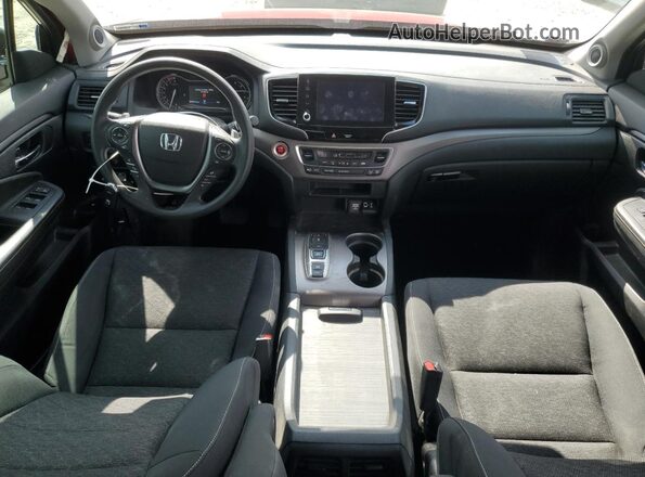 5FPYK3F1XMB003520 2021 HONDA RIDGELINE Red Вид панелі приладів