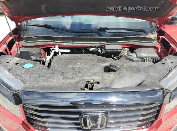 5FPYK3F1XMB003520 2021 HONDA RIDGELINE Red Вид задньої частини салону