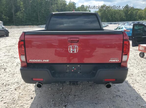 5FPYK3F1XMB003520 2021 HONDA RIDGELINE Red Вид ззаду