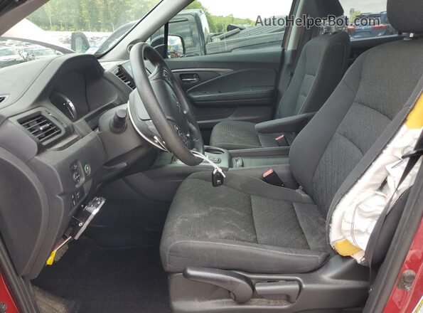 5FPYK3F1XMB003520 2021 HONDA RIDGELINE Red Вид салону спереду