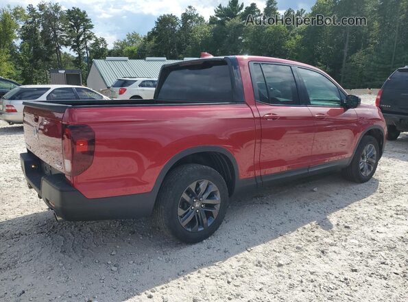 5FPYK3F1XMB003520 2021 HONDA RIDGELINE Red Задня права чверть