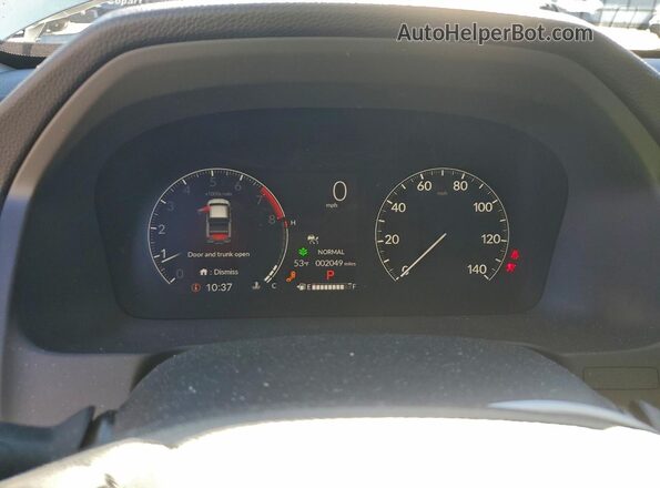 5FPYK3F50SB050216 2025 HONDA RIDGELINE White Սարքավորումների վահանակի տեսք