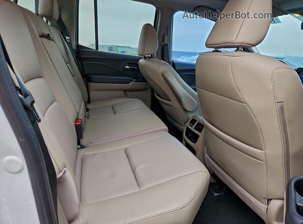 5FPYK3F56MB025503 2021 HONDA RIDGELINE White Rear seats view