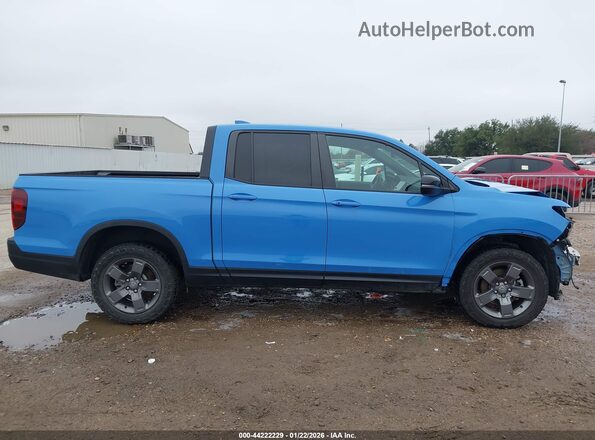 5FPYK3F69RB000613 2024 HONDA RIDGELINE Blue Rear interior view