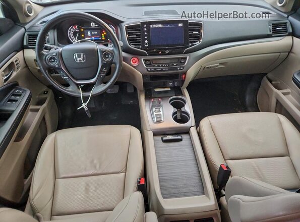 5FPYK3F70NB025824 2022 HONDA RIDGELINE White წინა პანელის ხედი