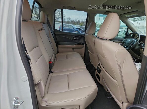 5FPYK3F70NB025824 2022 HONDA RIDGELINE White უკანა სავარძლების ხედი