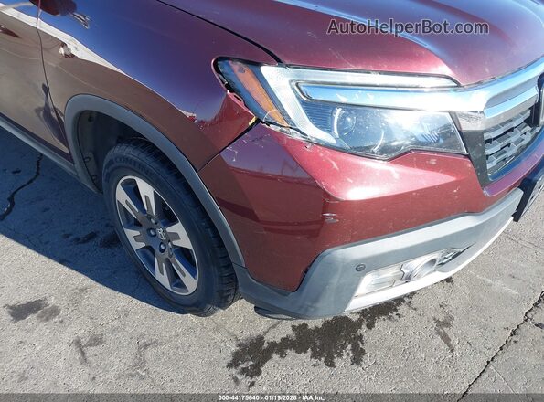 5FPYK3F71KB024354 2019 HONDA RIDGELINE Burgundy Դիմացի տեսք