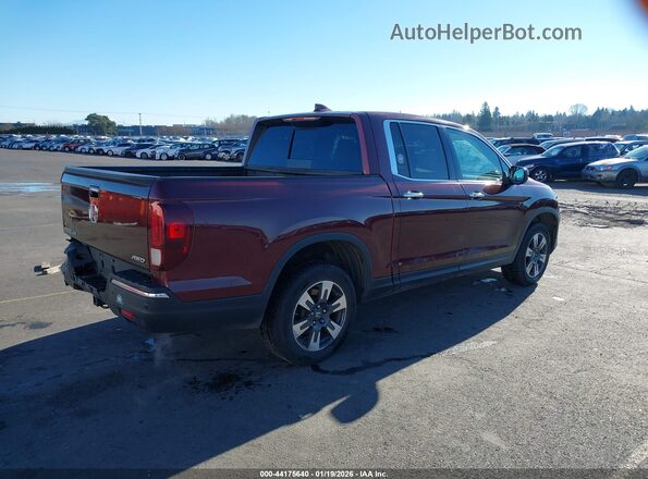 5FPYK3F71KB024354 2019 HONDA RIDGELINE Burgundy Հետևի աջ