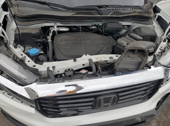 5FPYK3F71NB003895 2022 HONDA RIDGELINE White Սալոնի հետևի տեսք