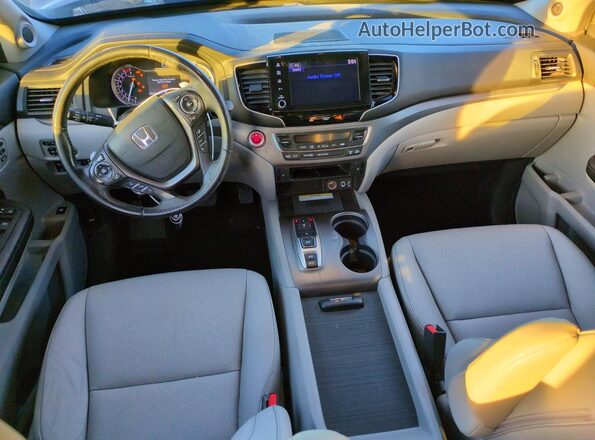 5FPYK3F71NB010541 2022 HONDA RIDGELINE Gray Dashboard view