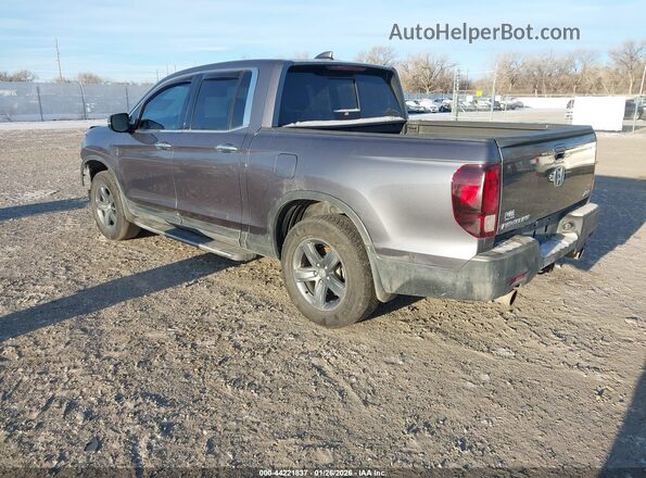 5FPYK3F71NB010572 2022 HONDA RIDGELINE Gray Հետևի ձախ