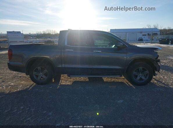 5FPYK3F71NB010572 2022 HONDA RIDGELINE Gray Սալոնի 360 աստիճան տեսք