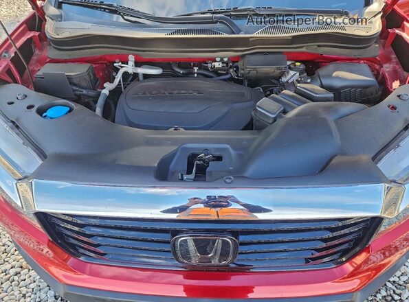 5FPYK3F72NB022018 2022 HONDA RIDGELINE Red უკანა სალონის ხედი