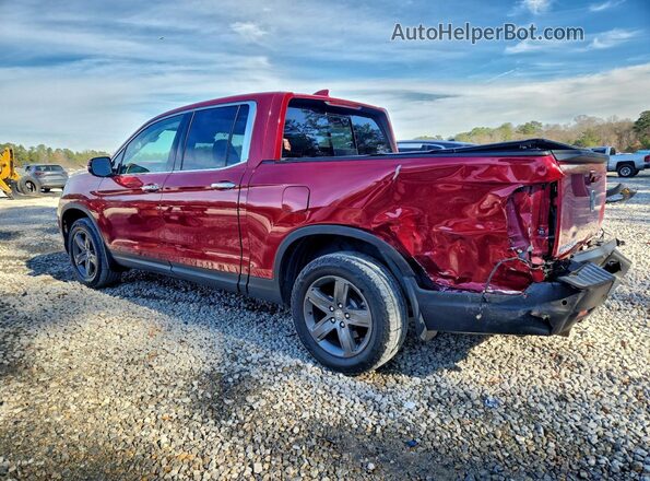 5FPYK3F72NB022018 2022 HONDA RIDGELINE Red უკანა მარცხენა