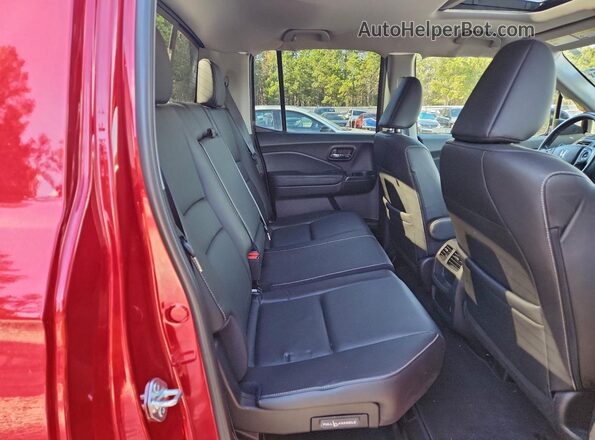 5FPYK3F72NB022018 2022 HONDA RIDGELINE Red უკანა სავარძლების ხედი