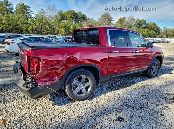 5FPYK3F72NB022018 2022 HONDA RIDGELINE Red უკანა მარჯვენა