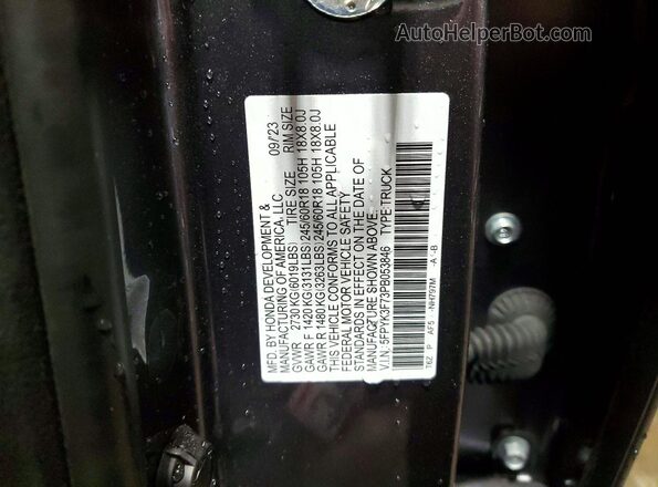 5FPYK3F73PB053846 2023 HONDA RIDGELINE Серый Вид подкапотного пространства