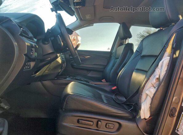 5FPYK3F74NB013000 2022 HONDA RIDGELINE Gray Widok wnętrza z przodu