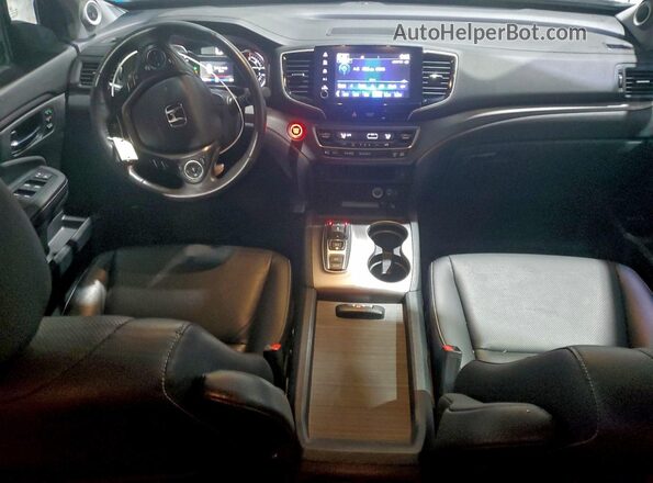 5FPYK3F74NB024384 2022 HONDA RIDGELINE Brown Dashboard view