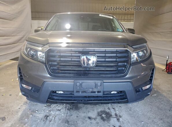 5FPYK3F74NB024384 2022 HONDA RIDGELINE Brown Front view