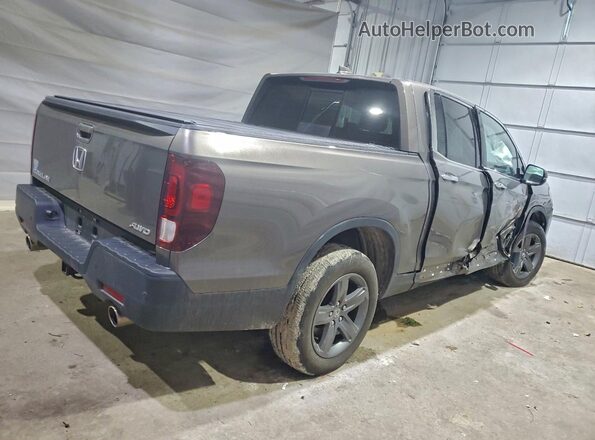 5FPYK3F74NB024384 2022 HONDA RIDGELINE Brown Rear right