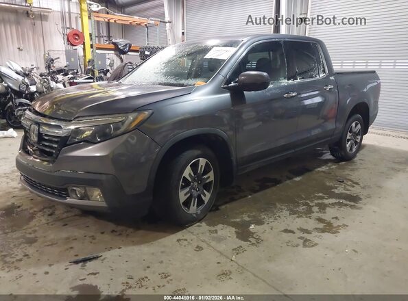 5FPYK3F75JB007569 2018 HONDA RIDGELINE Gray 