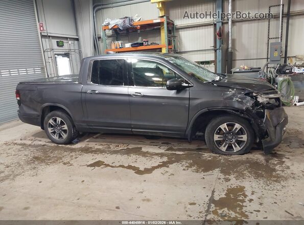 5FPYK3F75JB007569 2018 HONDA RIDGELINE Gray 