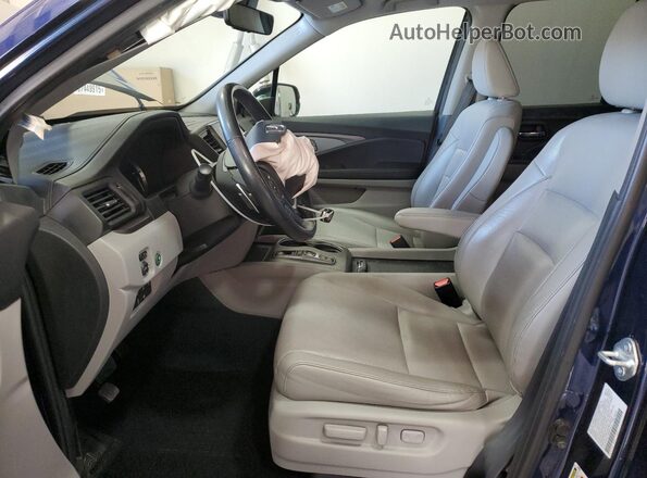 5FPYK3F75MB023212 2021 HONDA RIDGELINE Blue Vista interior delantera
