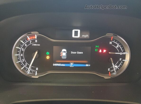 5FPYK3F75MB023212 2021 HONDA RIDGELINE Blue Vista del cuadro de instrumentos